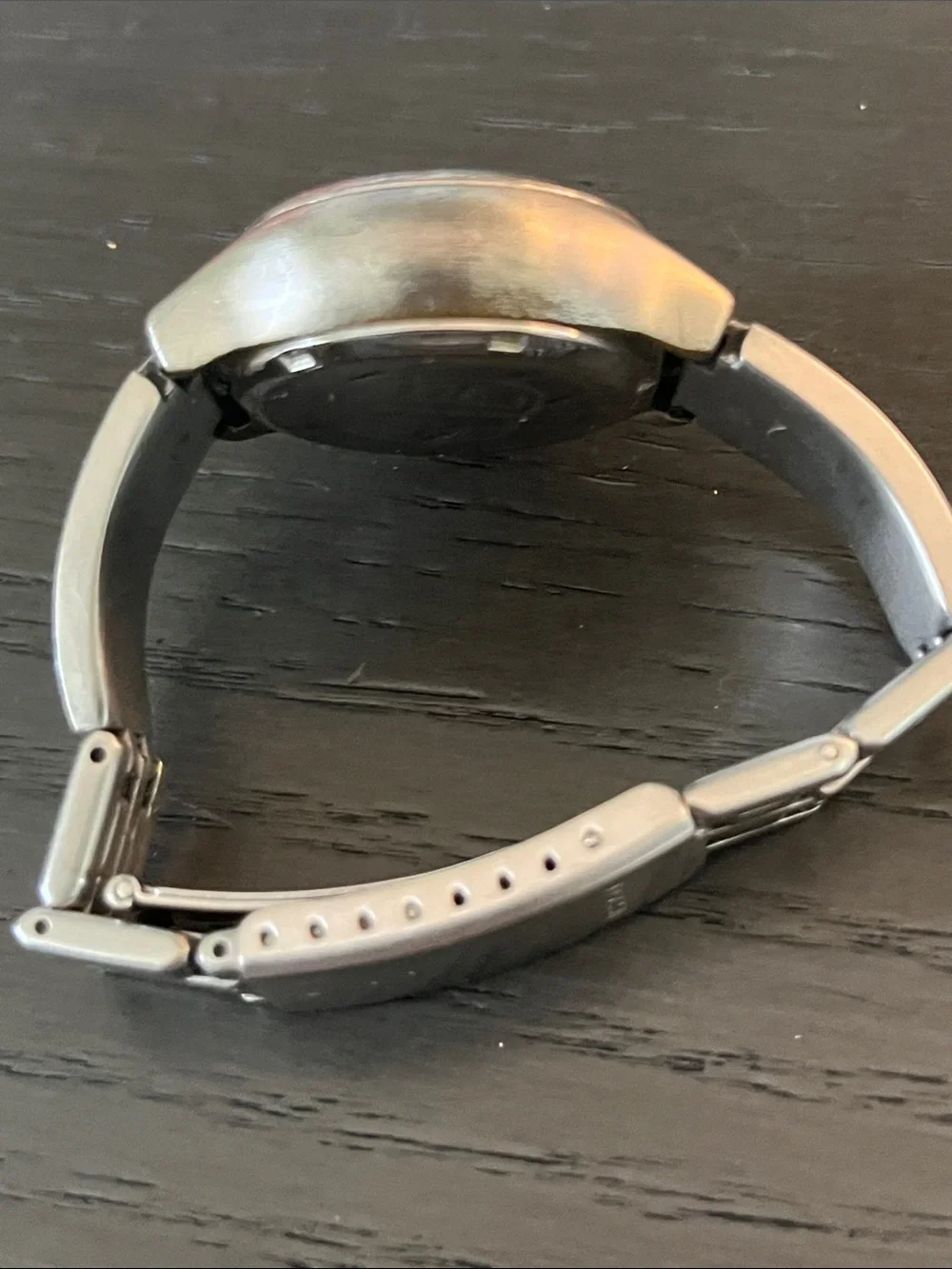 Fossil Silver Watch with Blue Dial